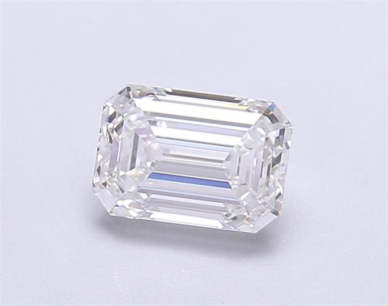 1.11ct E VVS2 Rare Carat Ideal Cut Emerald Lab Grown Diamond