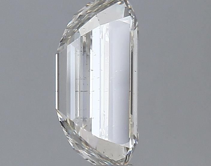 2.17ct H SI1 Rare Carat Ideal Cut Emerald Lab Grown Diamond