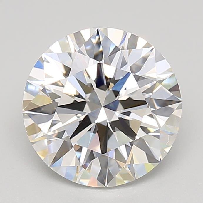 2.86ct F VVS2 Rare Carat Ideal Cut Round Lab Grown Diamond