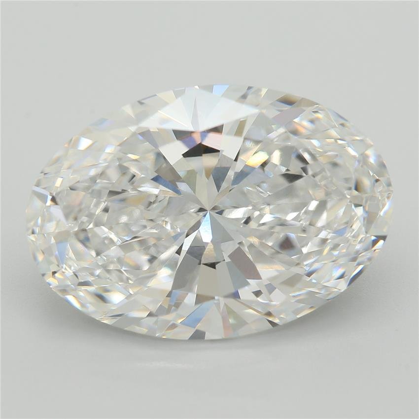8.18ct D VVS2 Very Good Cut Oval Lab Grown Diamond