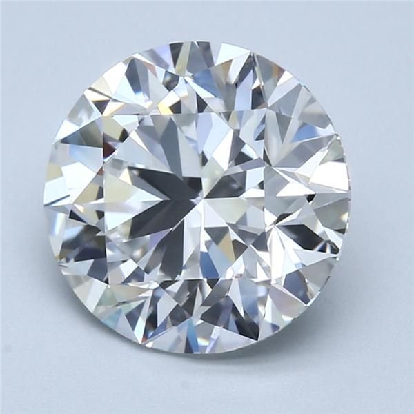 4.49ct E VVS1 Rare Carat Ideal Cut Round Diamond