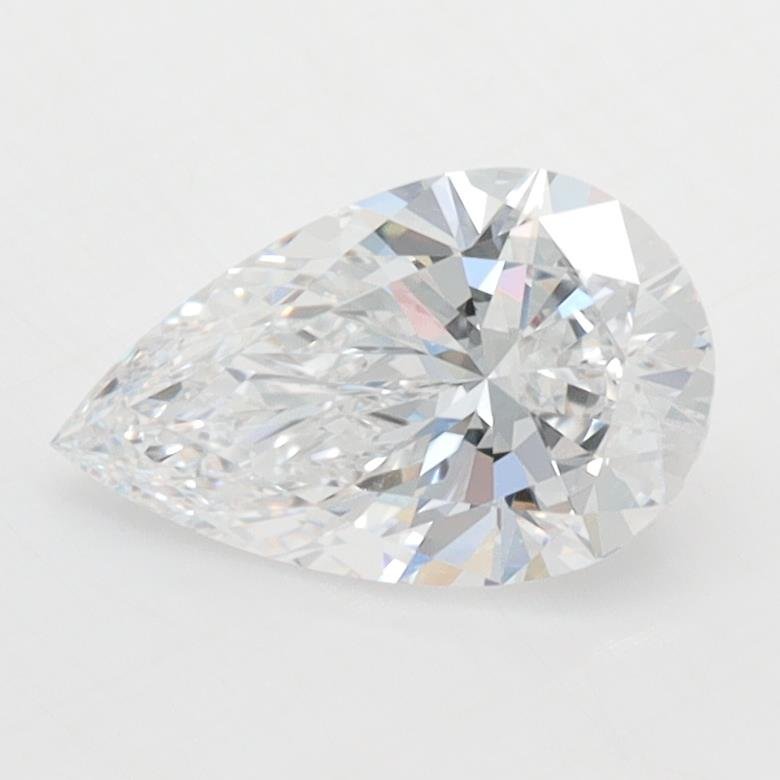 1.08ct D VVS1 Rare Carat Ideal Cut Pear Lab Grown Diamond