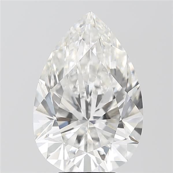 6.01ct F VS1 Rare Carat Ideal Cut Pear Lab Grown Diamond