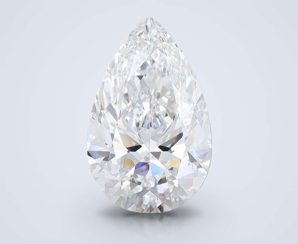5.57 Carat Pear Lab Diamond