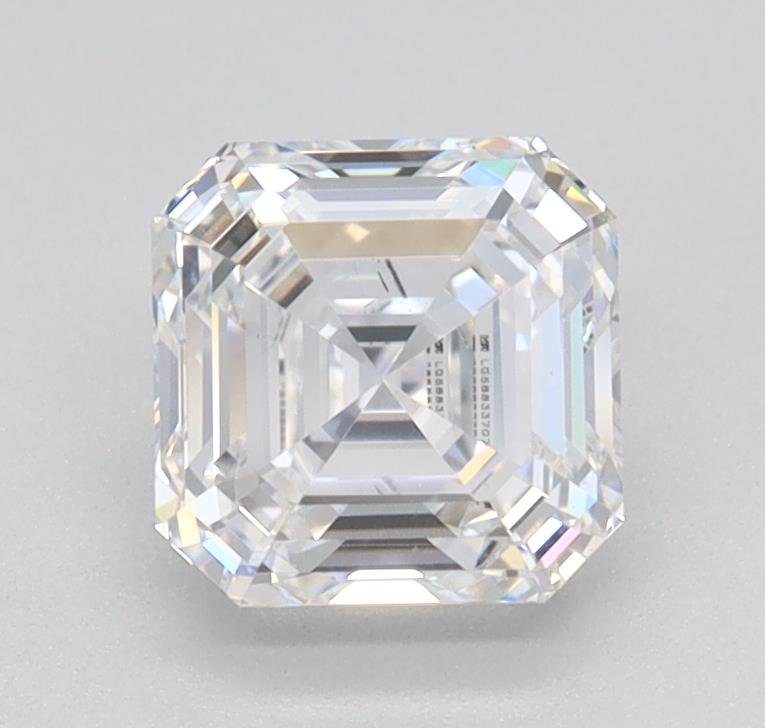 1.01ct E SI1 Rare Carat Ideal Cut Asscher Lab Grown Diamond