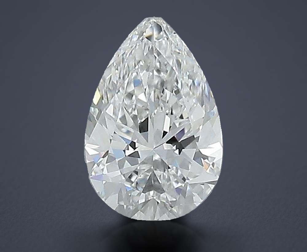 0.61 Carat Pear Natural Diamond