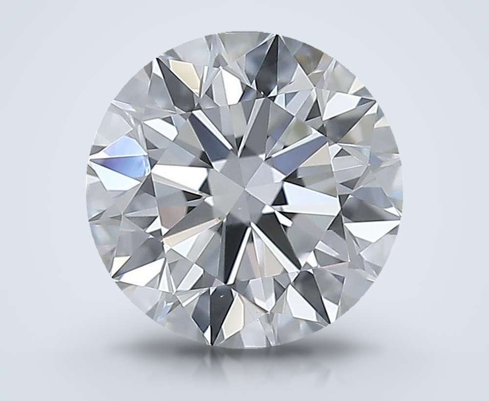 0.61 Carat Round Natural Diamond