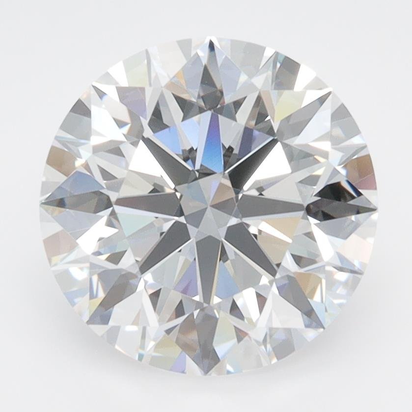 3.26ct D VVS2 Rare Carat Ideal Cut Round Lab Grown Diamond