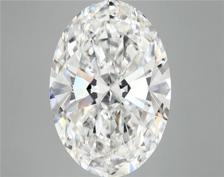 12.15ct F VVS2 Rare Carat Ideal Cut Oval Lab Grown Diamond