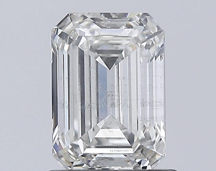 1.05ct G SI1 Rare Carat Ideal Cut Emerald Lab Grown Diamond