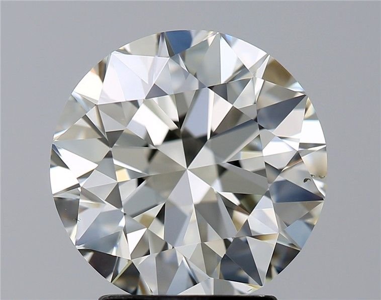 3.00ct K VS2 Rare Carat Ideal Cut Round Diamond