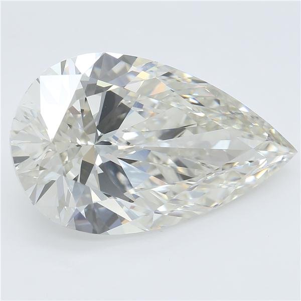 5.49ct I VVS2 Rare Carat Ideal Cut Pear Lab Grown Diamond