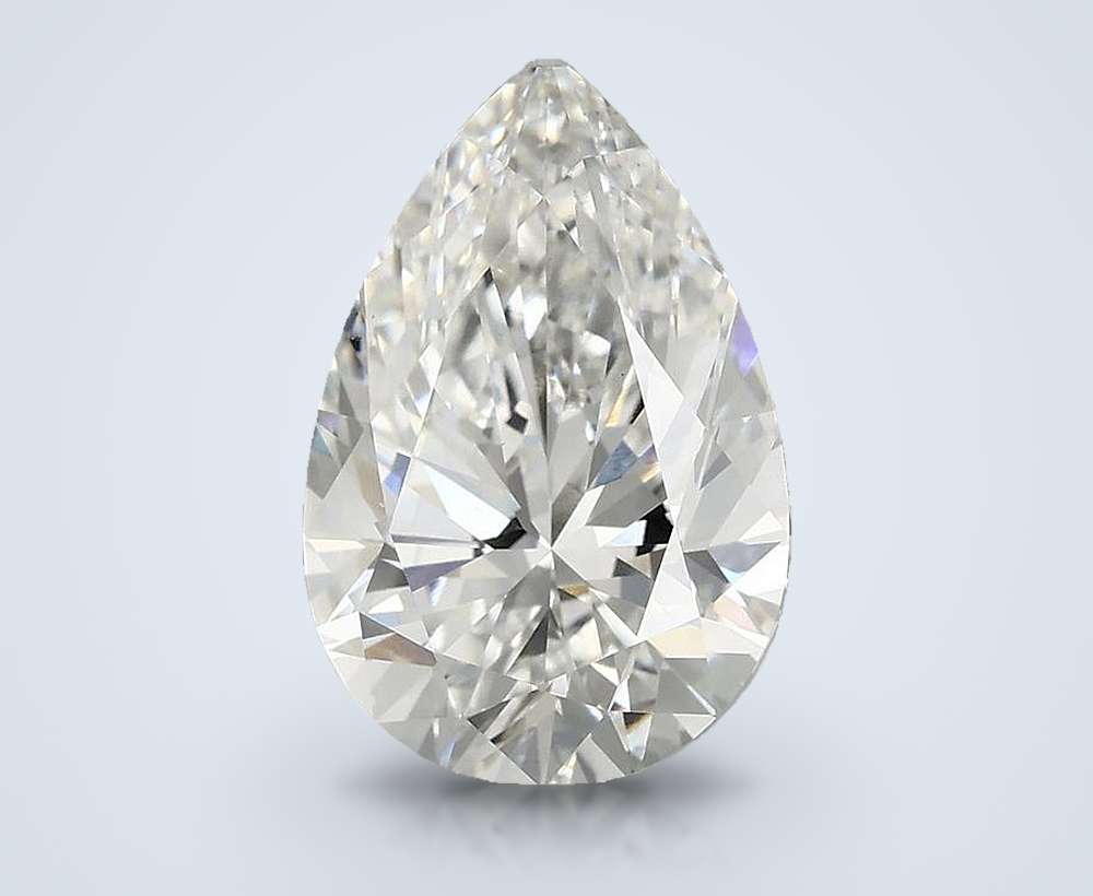 3.00 Carat Pear Lab Diamond