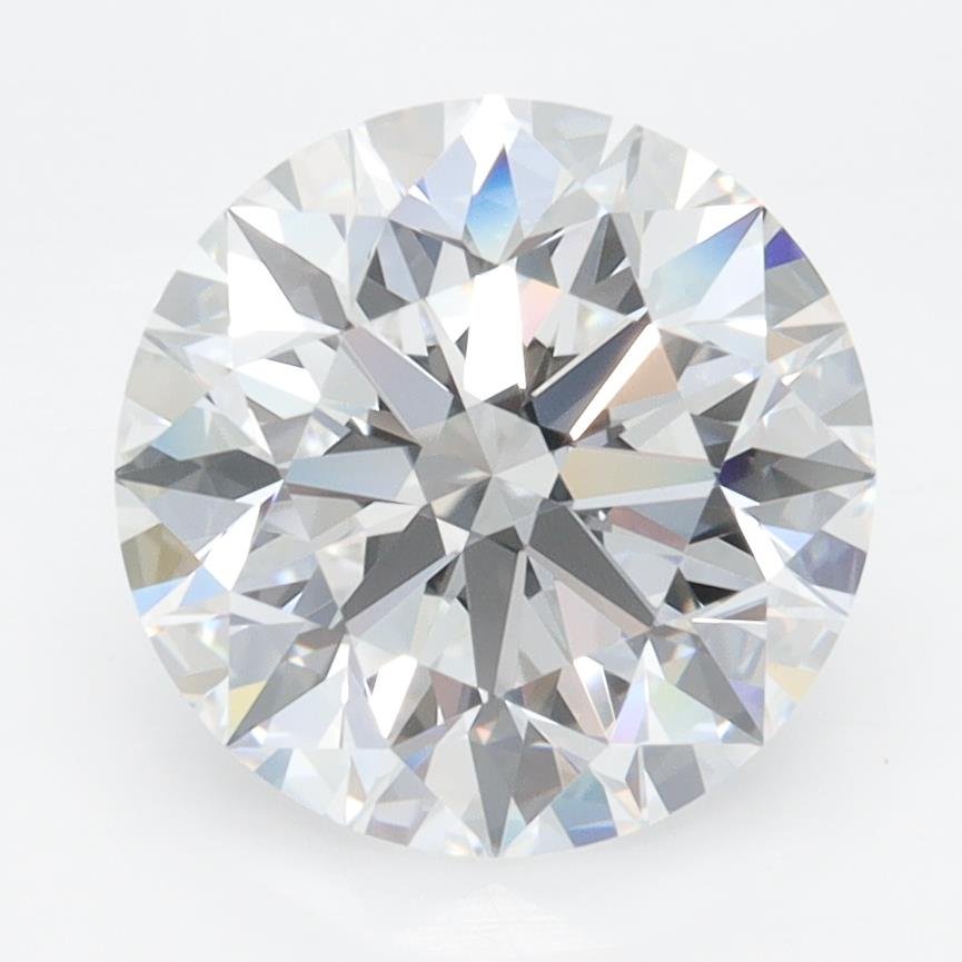 3.26ct D IF Excellent Cut Round Lab Grown Diamond