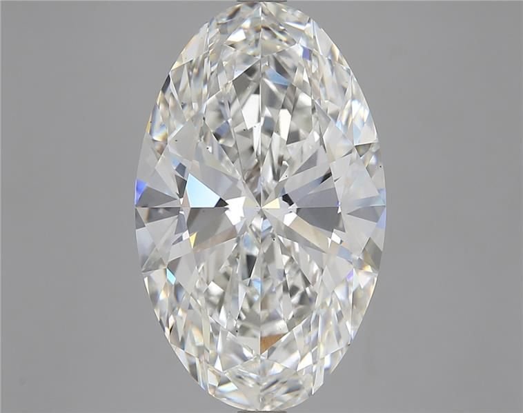 7.71ct G VS2 Rare Carat Ideal Cut Oval Lab Grown Diamond