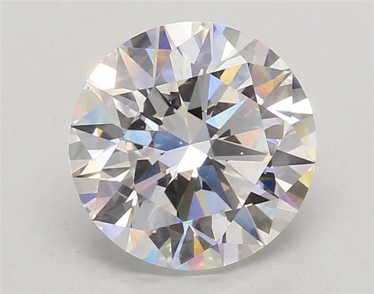 3.01ct E VVS1 Excellent Cut Round Lab Grown Diamond