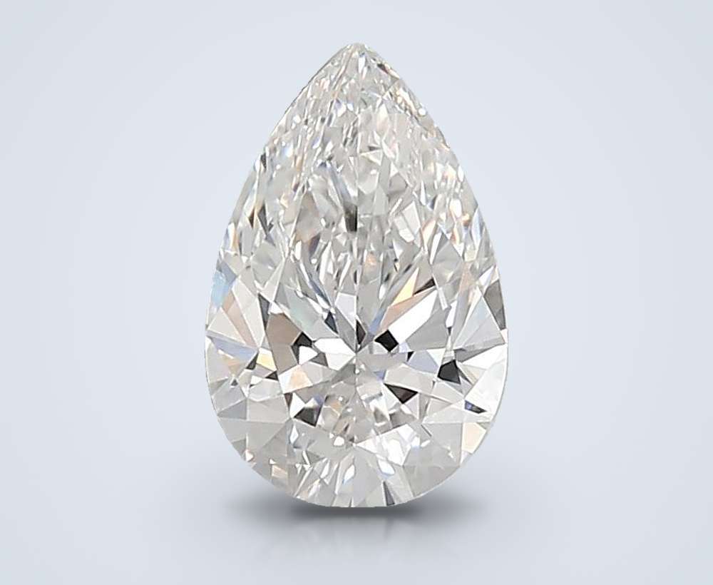 2.57 Carat Pear Lab Diamond