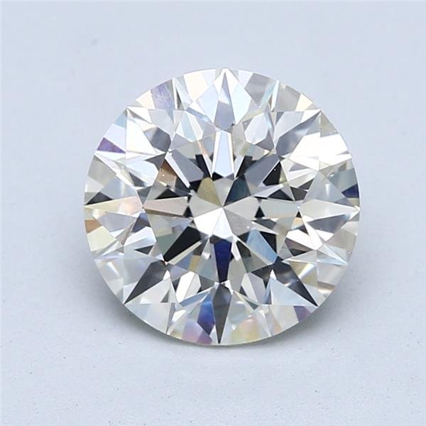 2.60ct H IF Rare Carat Ideal Cut Round Diamond