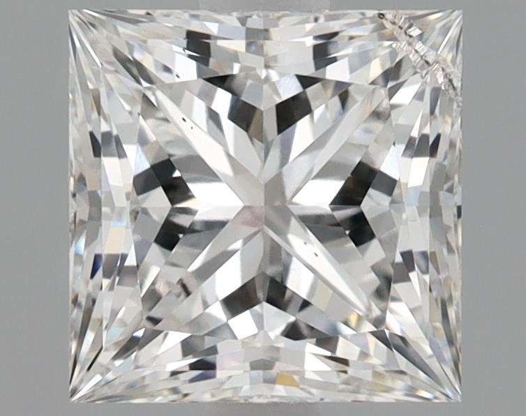 1.52ct F SI2 Rare Carat Ideal Cut Princess Lab Grown Diamond