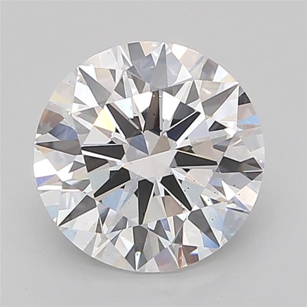 2.51ct E SI1 Rare Carat Ideal Cut Round Lab Grown Diamond
