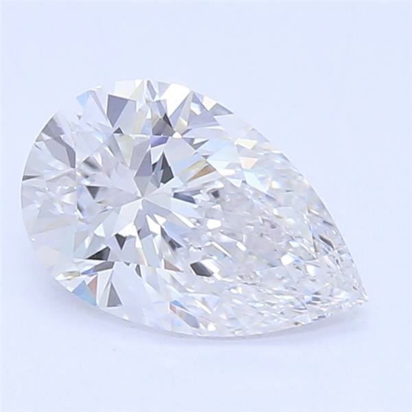 0.59ct E VVS2 Rare Carat Ideal Cut Pear Lab Grown Diamond