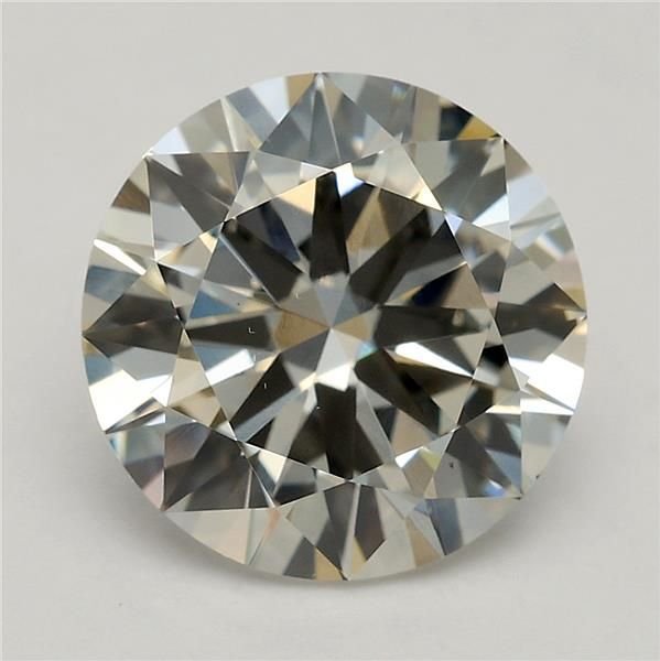 2.77ct I VS2 Excellent Cut Round Lab Grown Diamond