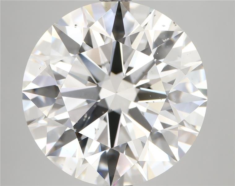 8.08ct F SI1 Rare Carat Ideal Cut Round Diamond