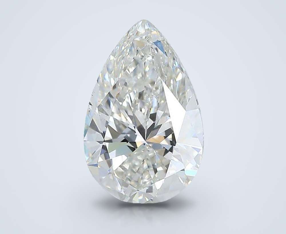 3.01 Carat Pear Natural Diamond