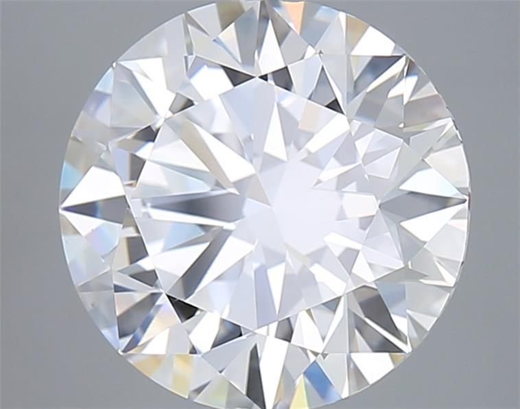 5.01ct D VS1 Excellent Cut Round Lab Grown Diamond