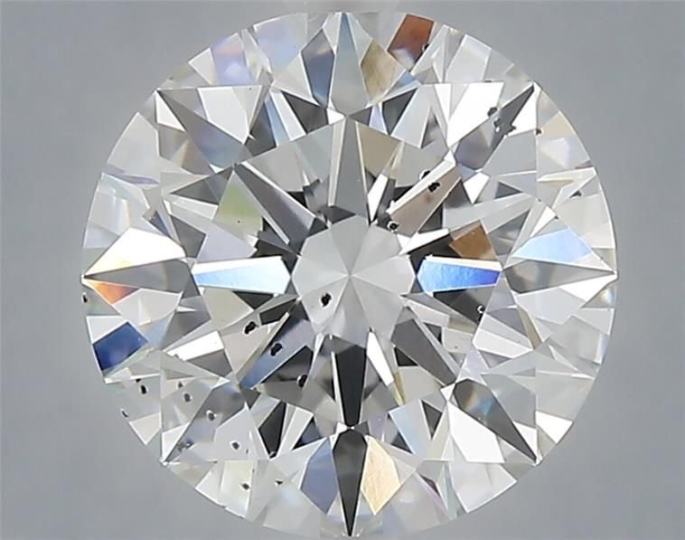 3.04ct E SI2 Rare Carat Ideal Cut Round Lab Grown Diamond