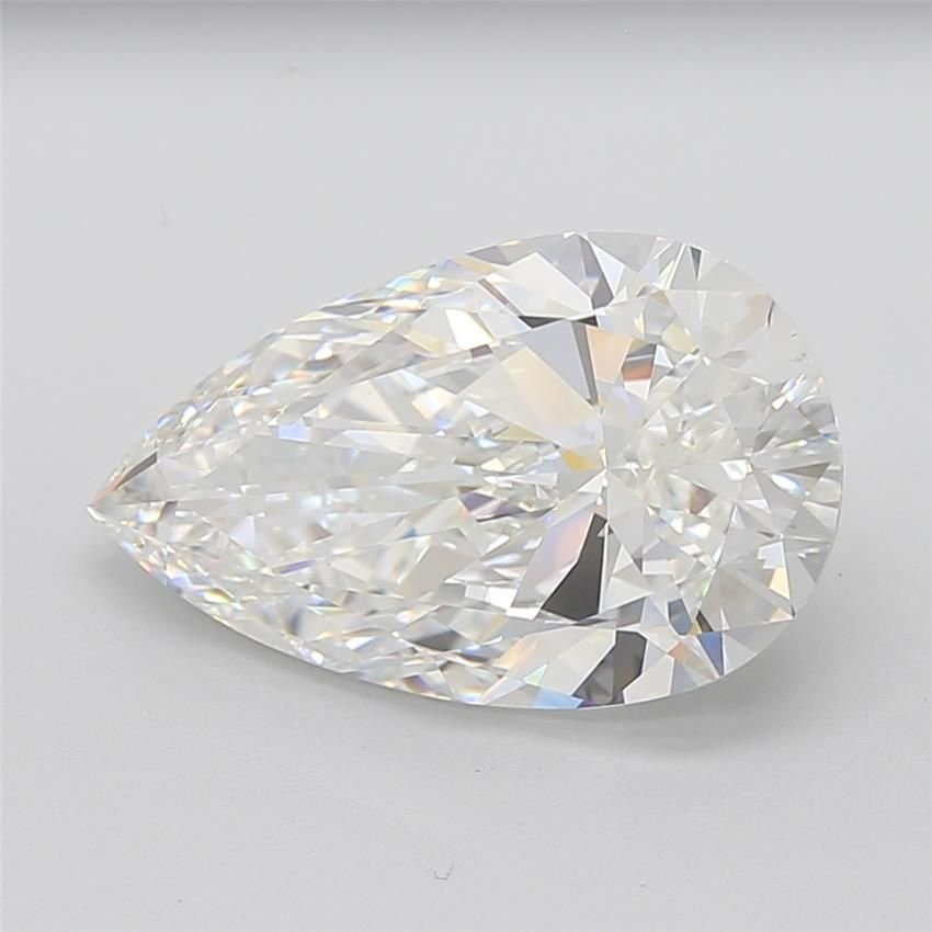 10.03ct E VS1 Rare Carat Ideal Cut Pear Lab Grown Diamond