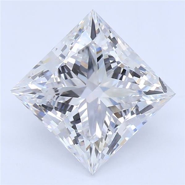 1.55ct F SI1 Rare Carat Ideal Cut Princess Lab Grown Diamond