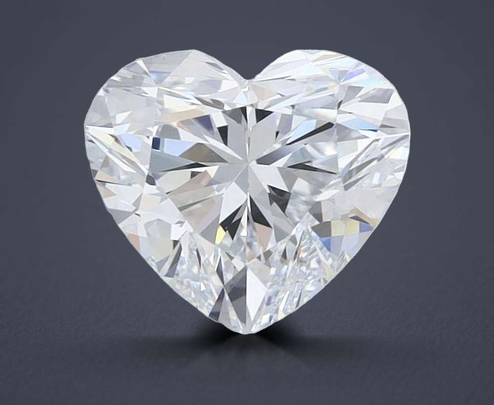 1.53 Carat Heart Lab Diamond