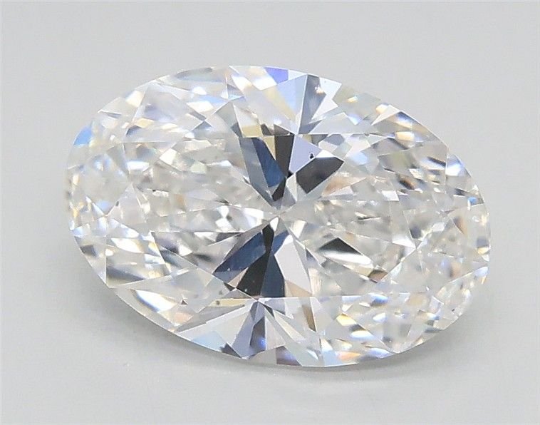 1.50ct D VS2 Rare Carat Ideal Cut Oval Lab Grown Diamond