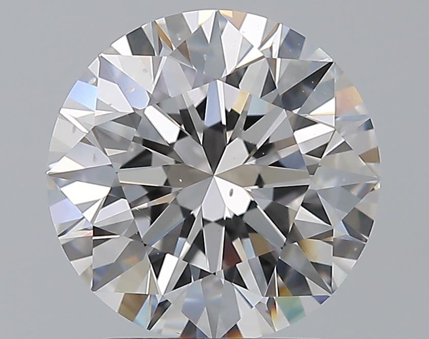 2.50ct F VS2 Rare Carat Ideal Cut Round Diamond