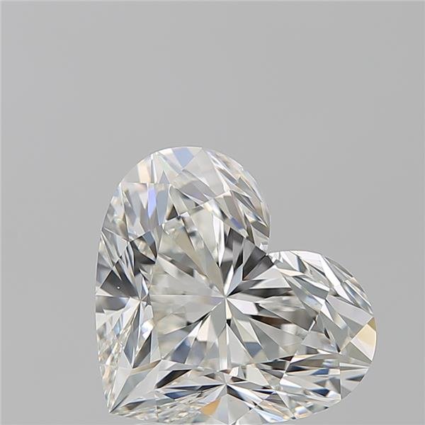 4.08ct I VS2 Rare Carat Ideal Cut Heart Diamond