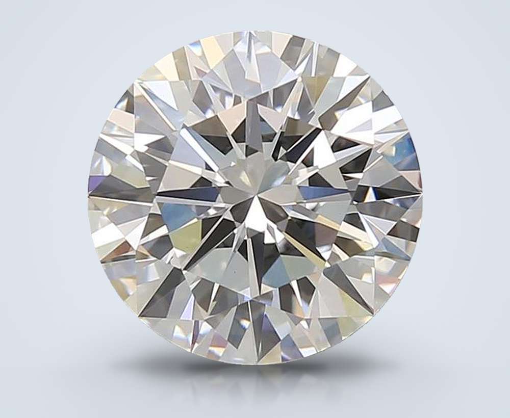 4.03 Carat Round Lab Diamond