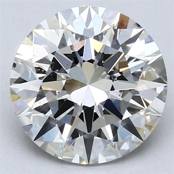 3.01ct F VS2 Excellent Cut Round Lab Grown Diamond