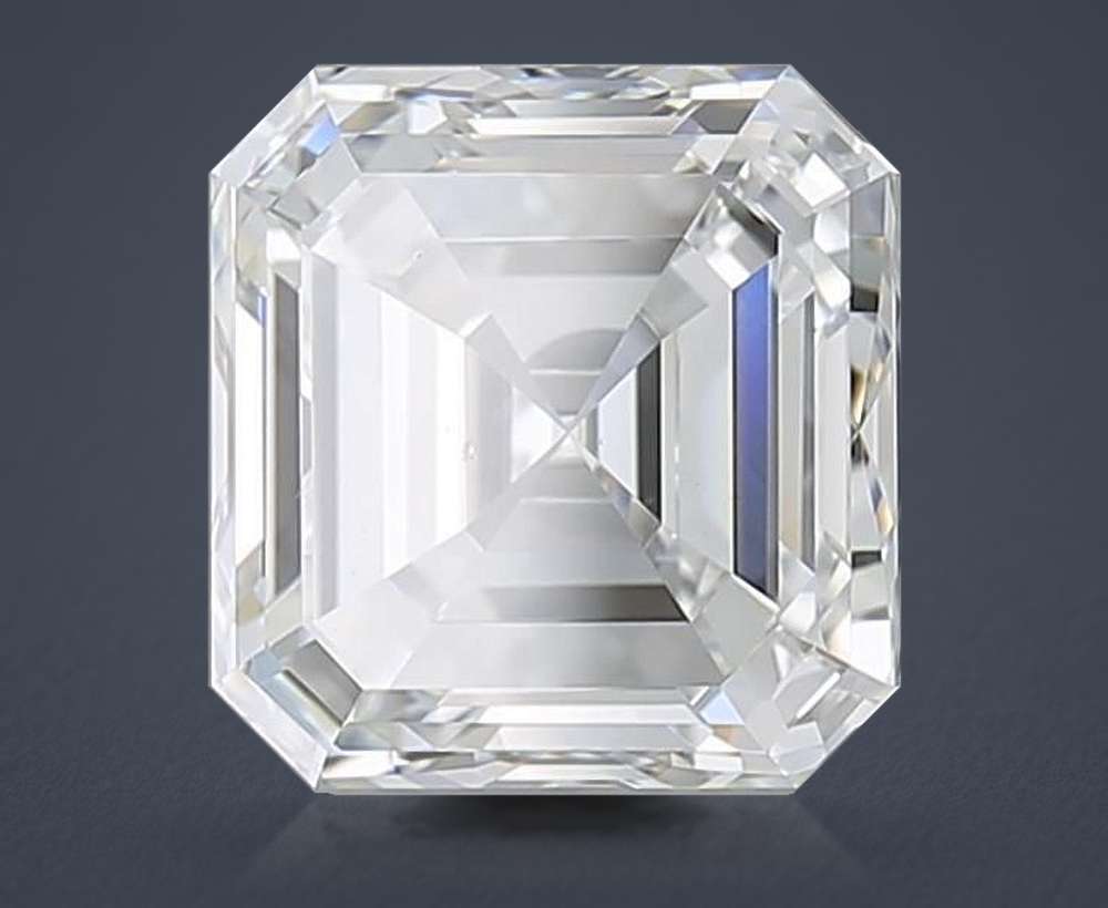 3.00 Carat Asscher Natural Diamond