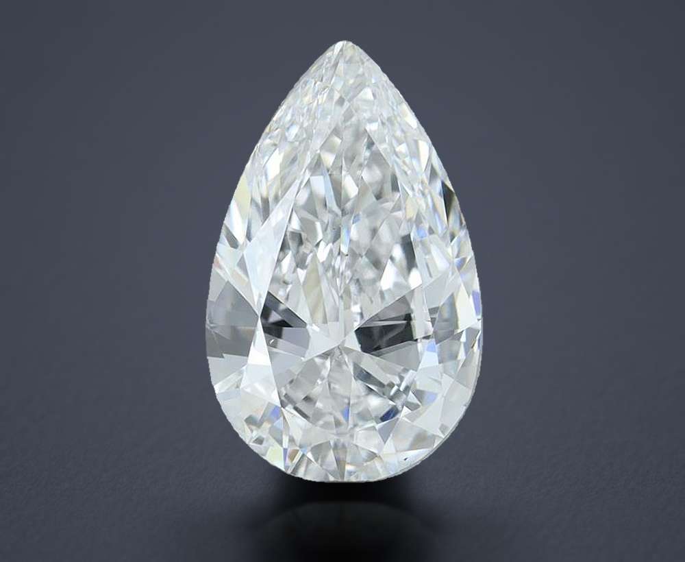 1.00 Carat Pear Lab Diamond