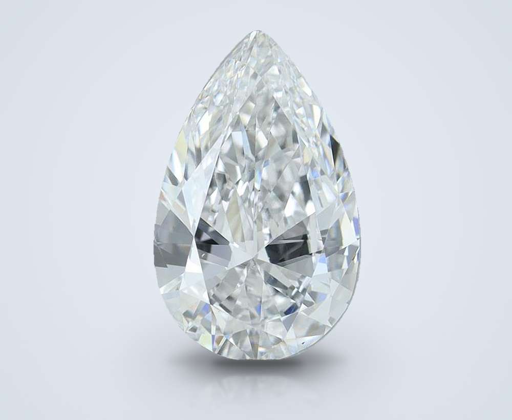 1.00 Carat Pear Lab Diamond