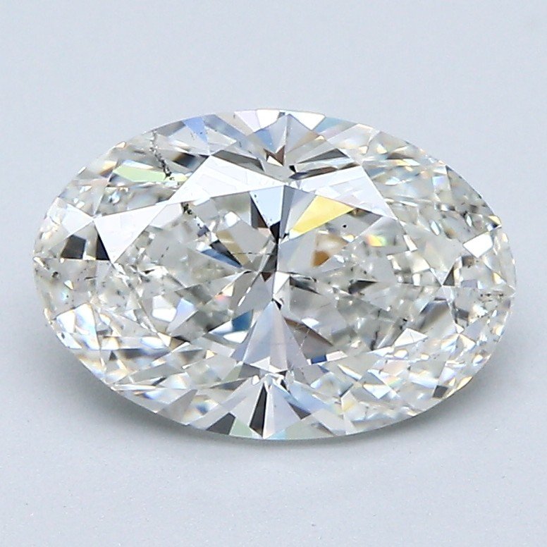 2.01ct I SI1 Rare Carat Ideal Cut Oval Diamond