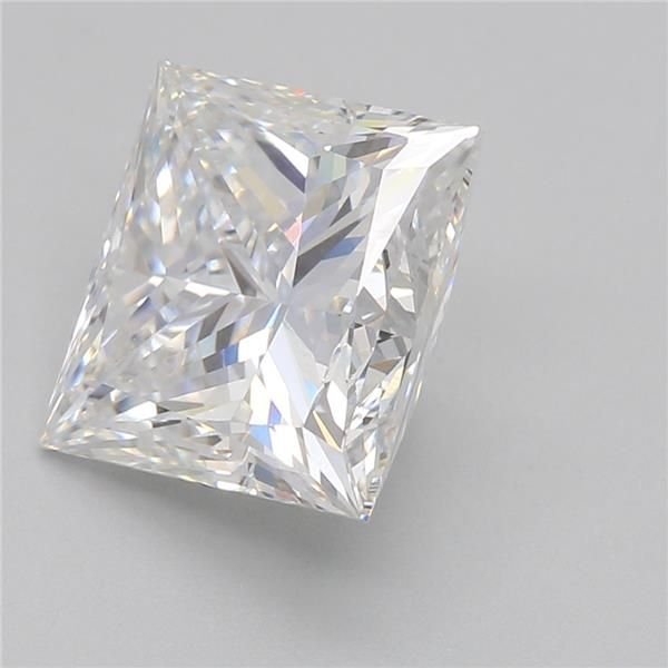 2.08ct F VVS2 Rare Carat Ideal Cut Princess Lab Grown Diamond