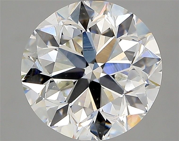 4.02ct H SI2 Very Good Cut Round Diamond