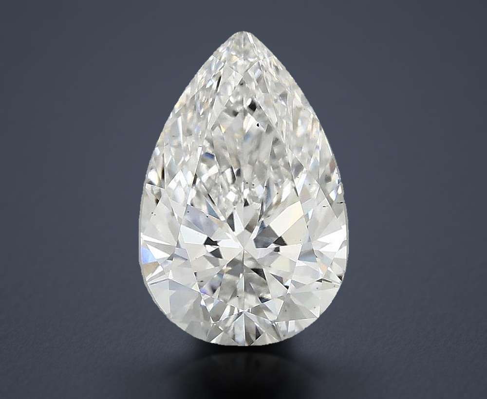 2.86 Carat Pear Lab Diamond