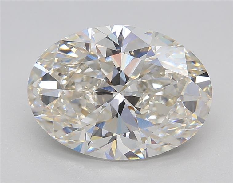 4.04ct H VVS2 Rare Carat Ideal Cut Oval Lab Grown Diamond