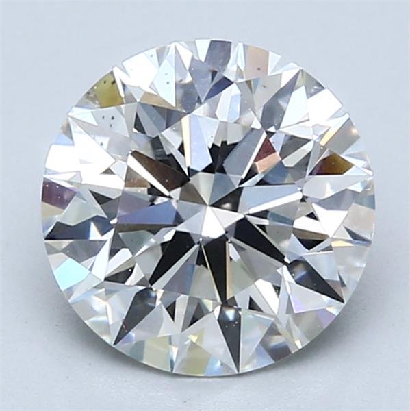 2.30ct F VS2 Rare Carat Ideal Cut Round Lab Grown Diamond