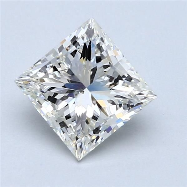 2.01ct J SI2 Rare Carat Ideal Cut Princess Diamond