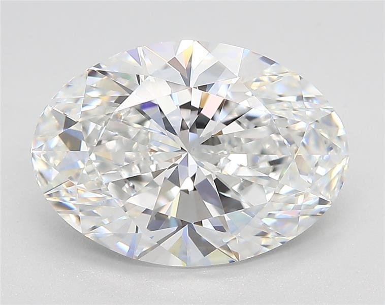 4.10ct E VS1 Rare Carat Ideal Cut Oval Lab Grown Diamond