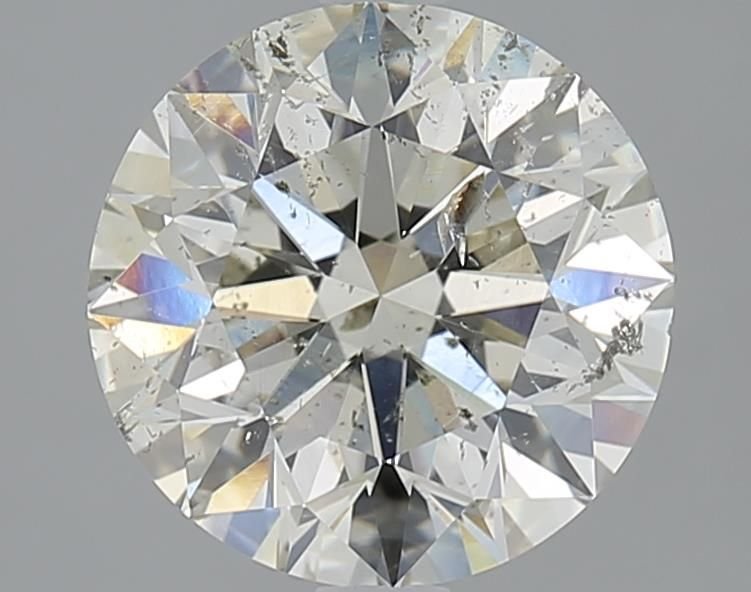 2.70ct K SI2 Excellent Cut Round Diamond